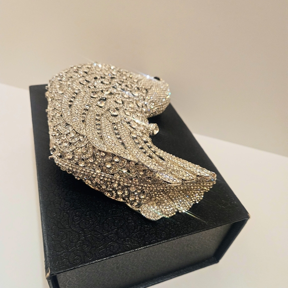 Natasha Crystal Rhinestone Embellished Evening Bag - Picture 10 of 12